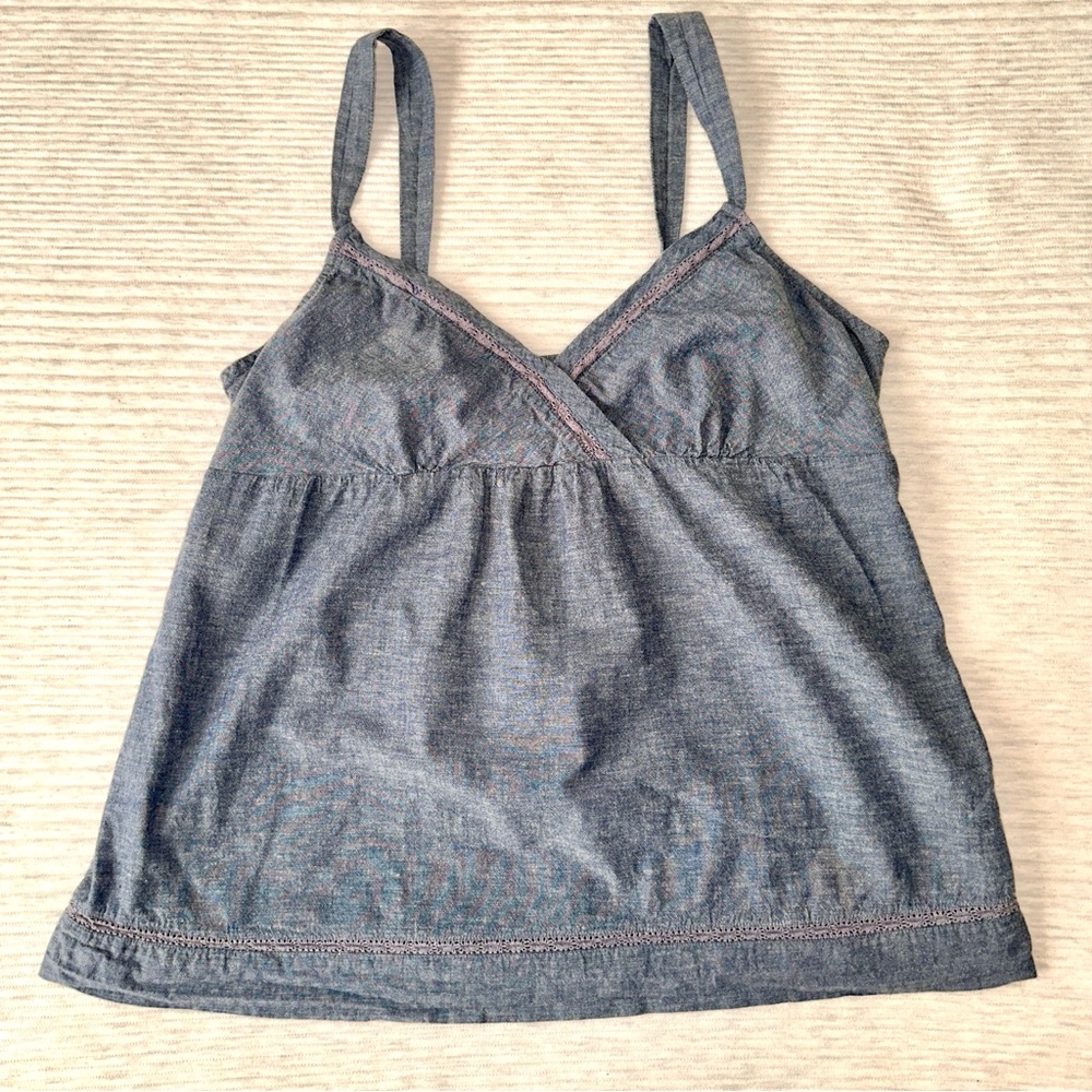 Faded Glory size XL
Y2K Babydoll Denim Blue Women's Tank